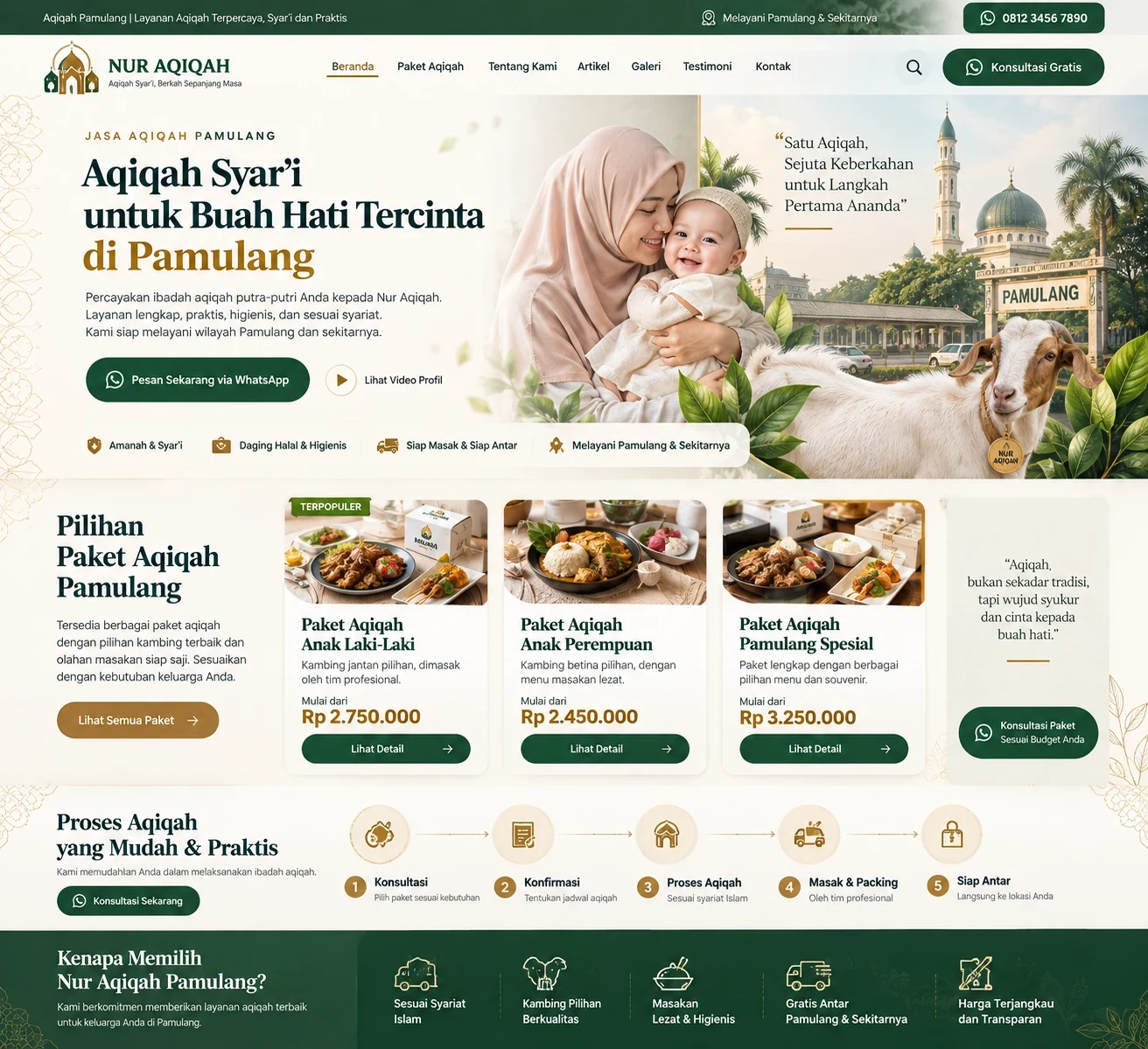 Harga Aqiqah Pamulang: Cara Membandingkan Paket dengan Bijak